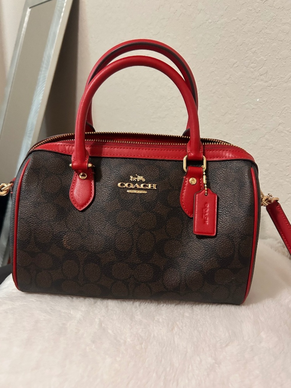 Rowan Satchel Bag In Signature Canvas